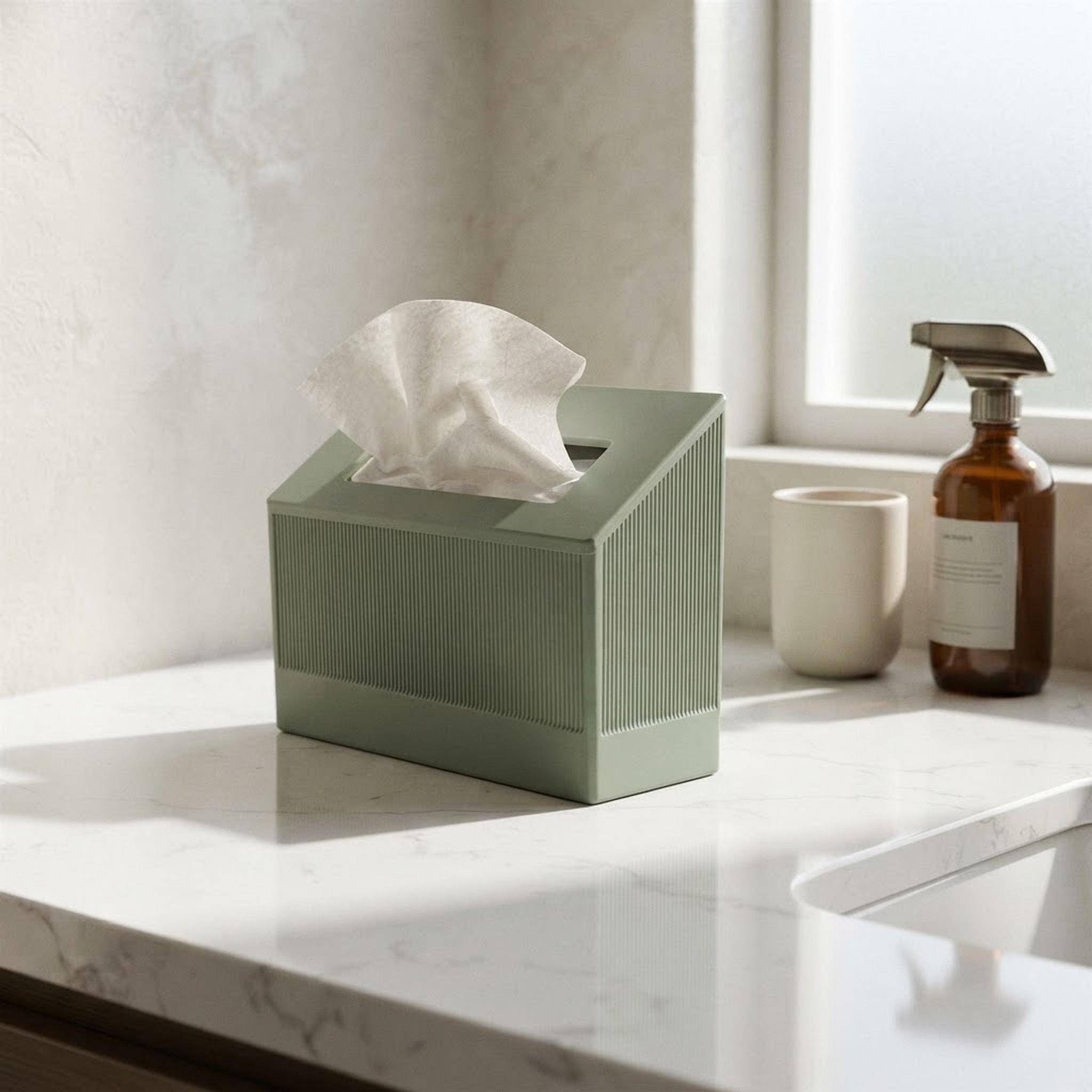 Hand Towel Box Cover, Fits Kleenex 60 Count – photo 7
